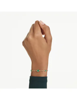 Bracciale Imber taglio round, Verde, placcato color oro Swarovski - category_name - XDMG De Marchi Gianotti