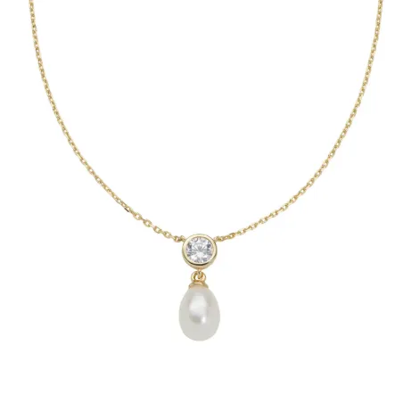 Collana dorata Punto Luce e Perla Donna Amen - category_name - XDMG De Marchi Gianotti