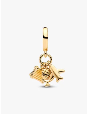 Charm Pendente dorato Passione Viaggio Donna Pandora