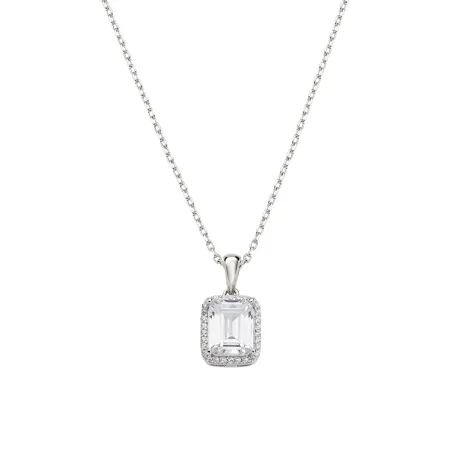 Collana ciondolo Halo con Zircone taglio Smeraldo Donna Amen - category_name - XDMG De Marchi Gianotti
