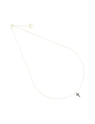 Girocollo 18kt Croce Polvere Blu Donna Maman et Sophie - category_name - XDMG De Marchi Gianotti