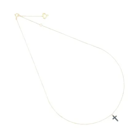 Girocollo 18kt Croce Polvere Blu Donna Maman et Sophie