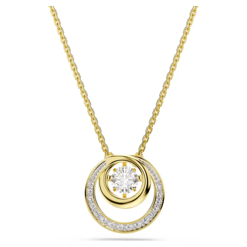 Pendente Hyperbola, Bianco, Placcato color oro Donna Swarovski Pendente Hyperbola, Bianco, Placcato color oro Donna Swarovski