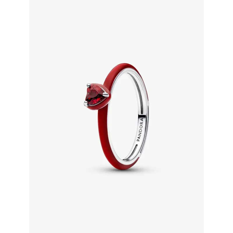 Anello Rosso Chakra Heart Pandora ME mis.56 Donna