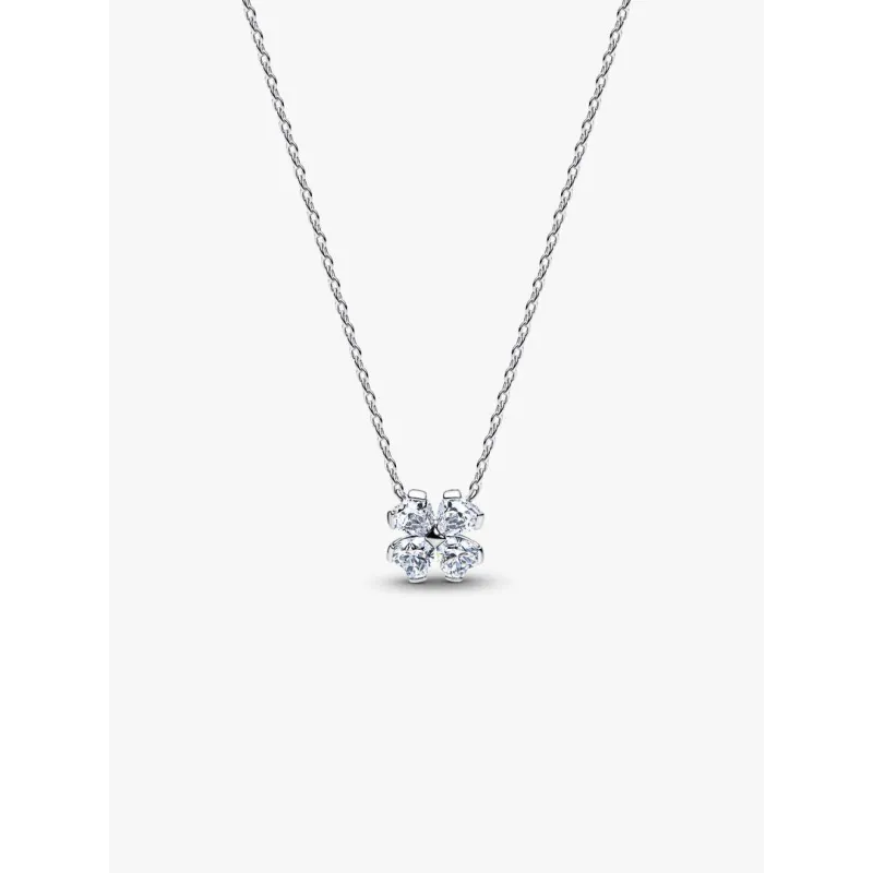 Collana Quadrifoglio Luminoso Donna Pandora