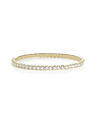 Bracciale Tennis Elastico in Ottone Placcato Oro 18K mis.M Donna Amen - category_name - XDMG De Marchi Gianotti