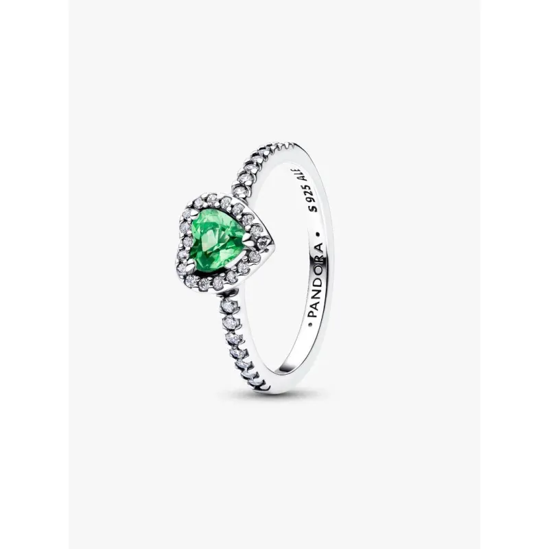 Anello Cuore in Rilievo Cuore Verde mis.50 Donna Pandora Anello Cuore in Rilievo Cuore Verde mis.50 Donna Pandora