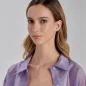 Collana in Acciaio Dorato con Pendente a S e Zirconi Donna Brosway