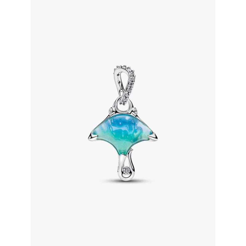 Charm Pendente Manta Vetro di Murano Donna Pandora