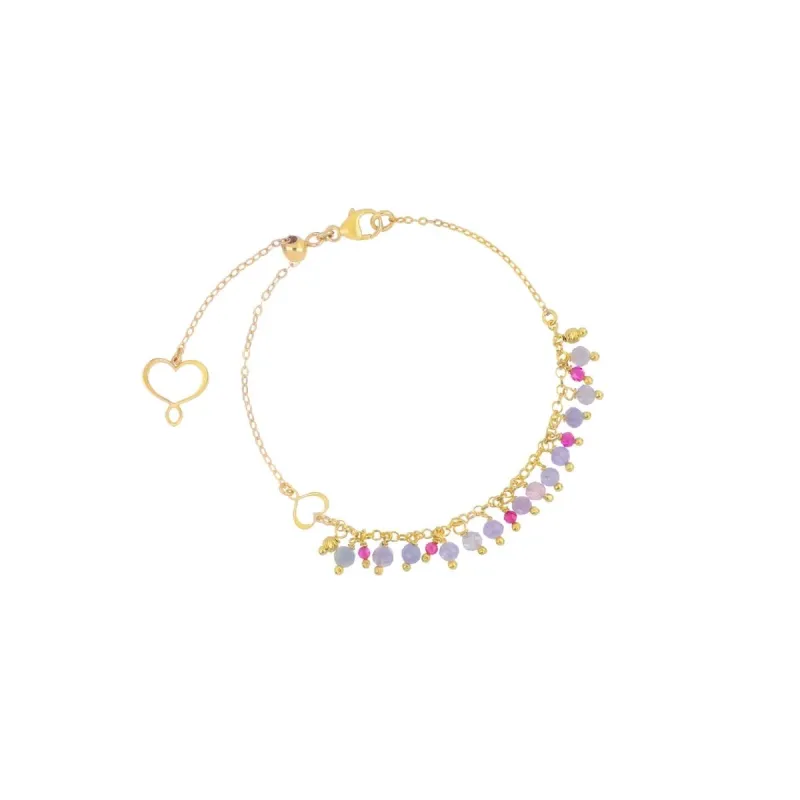 Bracciale Frange Tanzanite e Rubellite Donna Maman et Sophie