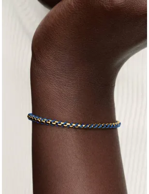 Bracciale Dorato Intreccio Tessuto Blu cm.19 Donna Pandora - category_name - XDMG De Marchi Gianotti