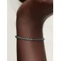 Bracciale Dorato Intreccio Tessuto Blu cm.19 Donna Pandora