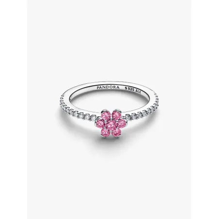 Anello Fiore Luminoso Rosa mis.52 Donna Pandora