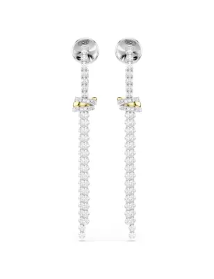 Orecchini Pendenti Hyperbola, Nodo, Bianchi Donna Swarovski - category_name - XDMG De Marchi Gianotti