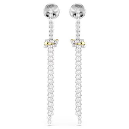 Orecchini Pendenti Hyperbola, Nodo, Bianchi Donna Swarovski - category_name - XDMG De Marchi Gianotti