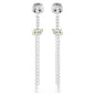 Orecchini Pendenti Hyperbola, Nodo, Bianchi Donna Swarovski Orecchini Pendenti Hyperbola, Nodo, Bianchi Donna Swarovski