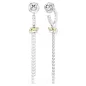 Orecchini Pendenti Hyperbola, Nodo, Bianchi Donna Swarovski Orecchini Pendenti Hyperbola, Nodo, Bianchi Donna Swarovski