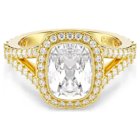 Anello Una Angelic, Taglio Cushion, Finitura Oro 18K Donna Swarovski - category_name - XDMG De Marchi Gianotti