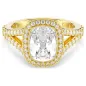 Anello Una Angelic, Taglio Cushion, Finitura Oro 18K Donna Swarovski