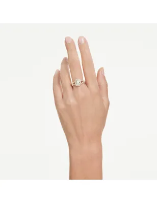 Anello Una Angelic, Taglio Cushion, Finitura Oro 18K Donna Swarovski - category_name - XDMG De Marchi Gianotti