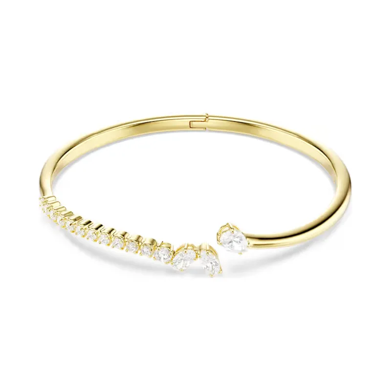 Bracciale Rigido Mesmera, Finitura Oro18K, mis.S Donna Swarovski Bracciale Rigido Mesmera, Finitura Oro18K, mis.S Donna Swarovski