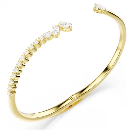 Bracciale Rigido Mesmera, Finitura Oro18K, mis.S Donna Swarovski