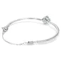 Bracciale Rigido Una Angelic, Verde, Placcato Rodio Donna Swarovski