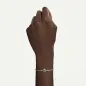 Bracciale Rigido Una Angelic, Verde, Placcato Rodio Donna Swarovski