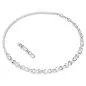 Collana Matrix a "S", Bianca, Placcato Rodio Donna Swarovski Collana Matrix a "S", Bianca, Placcato Rodio Donna Swarovski