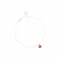 Bracciale 18KT Cuore Nudo Rosso Donna Maman et Sophie