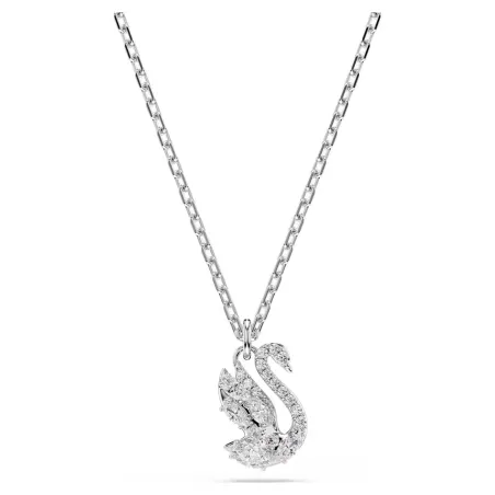Collana Pendente Swan, Cigno, Bianco, Placcato Rodio Swarovski - category_name - XDMG De Marchi Gianotti