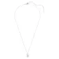 Collana Pendente Swan, Cigno, Bianco, Placcato Rodio Swarovski Collana Pendente Swan, Cigno, Bianco, Placcato Rodio Swarovski