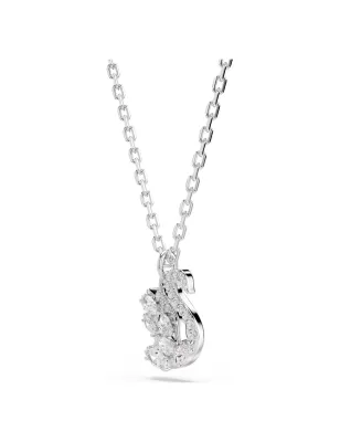 Collana Pendente Swan, Cigno, Bianco, Placcato Rodio Swarovski - category_name - XDMG De Marchi Gianotti