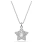 Collana Pendente Sublima, Stella, Placcato Rodio Donna Swarovski Collana Pendente Sublima, Stella, Placcato Rodio Donna Swarovski