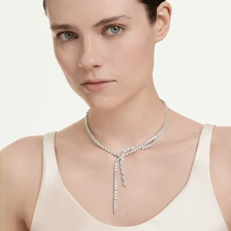 Collana a Y Mesmera, Taglio Misto, Bianca Donna Swarovski - category_name - XDMG De Marchi Gianotti