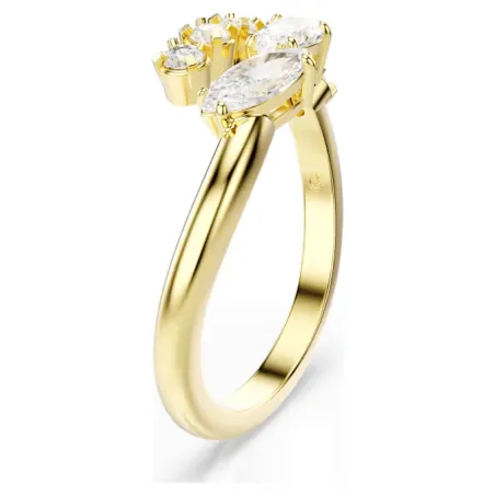 Anello Aperto Mesmera, Finitura Oro 18K, mis.58 Donna Swarovski