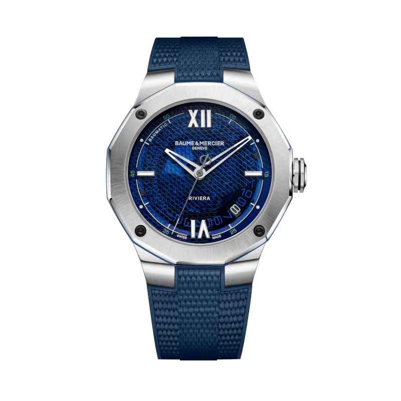 OROLOGIO BAUMATIC BLU UOMO BAUME & MERCIER RIVIERA OROLOGIO BAUMATIC BLU UOMO BAUME & MERCIER RIVIERA