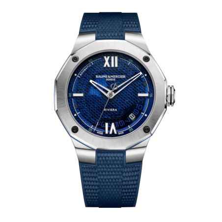 OROLOGIO BAUMATIC BLU UOMO BAUME & MERCIER RIVIERA - category_name - XDMG De Marchi Gianotti