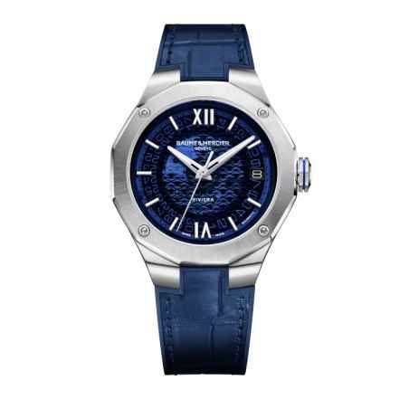 OROLOGIO ZAFFIRO BLU UOMO BAUME & MERCIER RIVIERA - category_name - XDMG De Marchi Gianotti