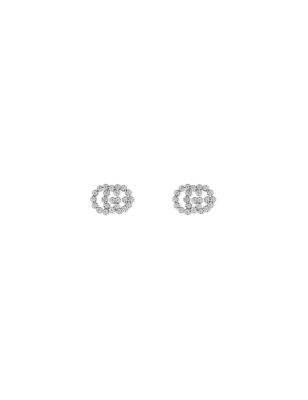 ORECCHINI ORO BIANCO DIAMANTI DONNA GUCCI GG RUNNING - category_name - XDMG De Marchi Gianotti