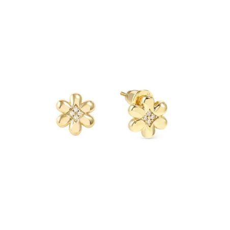 Orecchini dorati Fiore Petite Sparkle Donna Nomination