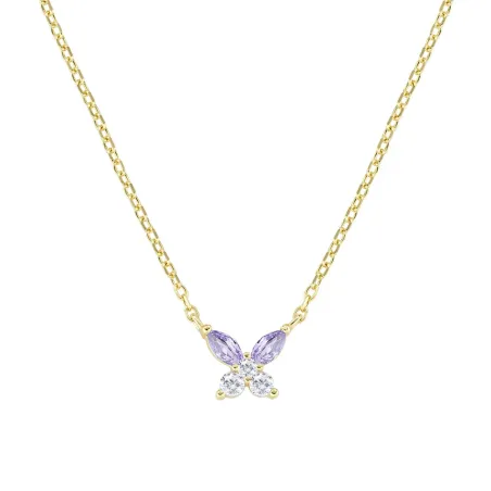 Collana Petali Lilla Dorata Donna Amen - category_name - XDMG De Marchi Gianotti