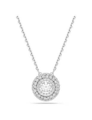 Collana pendente Sublima, taglio Round, Placcato Rodio Donna Swarovski - category_name - XDMG De Marchi Gianotti