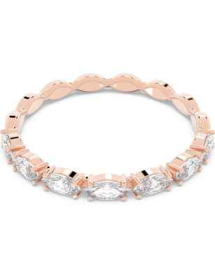 ANELLO DONNA COLOR ORO ROSA SWAROVSKI VITTORE - category_name - XDMG De Marchi Gianotti