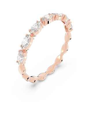 ANELLO DONNA COLOR ORO ROSA SWAROVSKI VITTORE