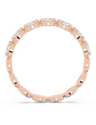 ANELLO DONNA COLOR ORO ROSA SWAROVSKI VITTORE - category_name - XDMG De Marchi Gianotti