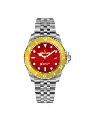 OROLOGIO AL QUARZO QUADRANTE ROSSO UOMO CLONEX - category_name - XDMG De Marchi Gianotti