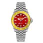 OROLOGIO AL QUARZO QUADRANTE ROSSO UOMO CLONEX OROLOGIO AL QUARZO QUADRANTE ROSSO UOMO CLONEX