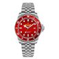 OROLOGIO AL QUARZO QUADRANTE ROSSO UOMO CLONEX OROLOGIO AL QUARZO QUADRANTE ROSSO UOMO CLONEX