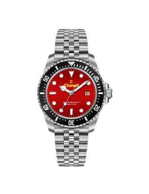 OROLOGIO AL QUARZO QUADRANTE ROSSO UOMO CLONEX  - category_name - XDMG De Marchi Gianotti